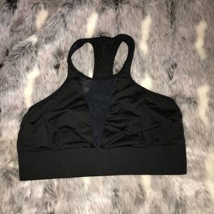 Michi black sports bra size large
